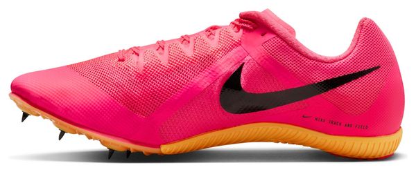 Nike Rival Pink Orange Unisex Track &amp; Field Shoes