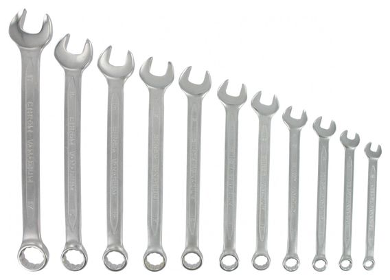 VAR Set of 11 Flat Wrenches 6 to 17 mm