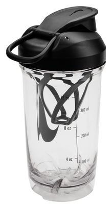 Shaker Nike TR Recharge da 450 ml trasparente/nero