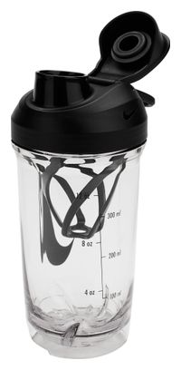 Shaker Nike TR Recharge da 450 ml trasparente/nero
