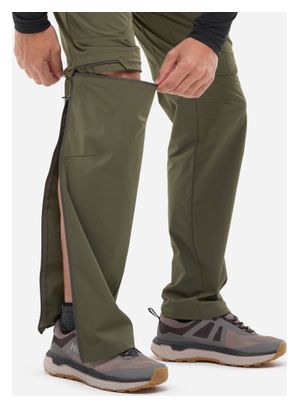 Pantalones convertibles Millet Ubic Stretch Zip Off para hombre, color verde