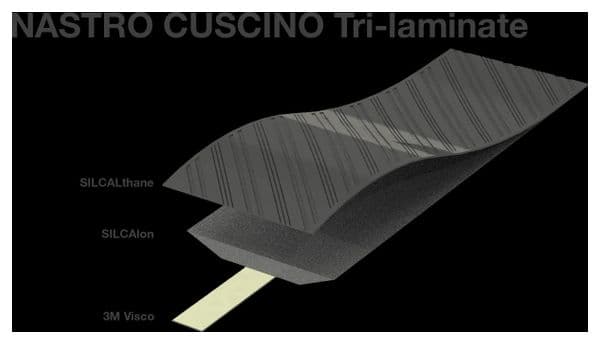 Silca Bar Tape Nastro Cuscino 3.75mm Schwarz/Schwarz