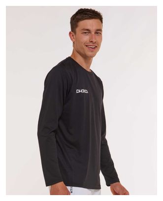 Dharco Technisch T-shirt Lange mouwen Zwart