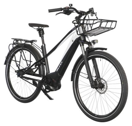 Produit Reconditionné - VTC Électrique Sunn Urb Rely Mixte Shimano Nexus 7V Courroie 27.7'' Blanc Noir 2023