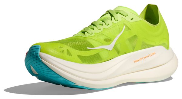 Hoka Rocket X 2 Laufschuhe Grün/Orange/Blau