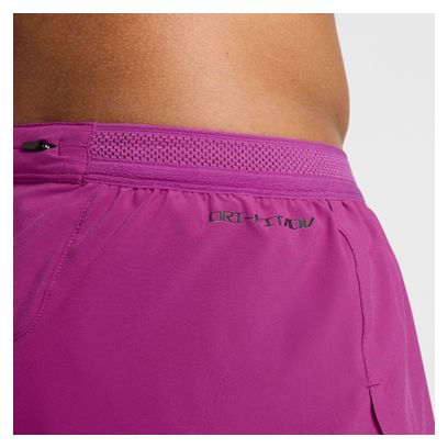 Nike AeroSwift 4in Split Shorts Lila Herren