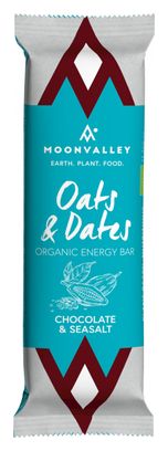 Barre Énergétique Moonvalley Oats & Dates Organic Energy Bar Chocolat Sel de Mer 50 g