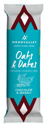 Moonvalley Barrita Energética Orgánica de Avena y Dátiles Chocolate Seasalt 50 g