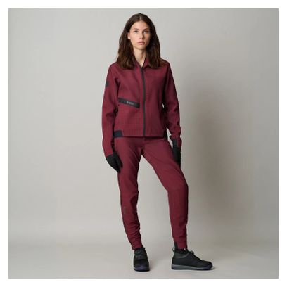 Pantalon de VTT ION Shelter 2L Softshell Violet Femme