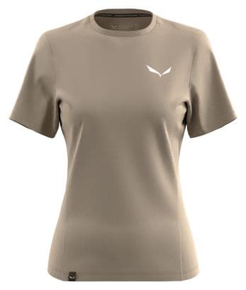 Camiseta técnica de mujer Salewa Puez Dry Beige