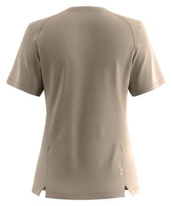 Camiseta técnica de mujer Salewa Puez Dry Beige