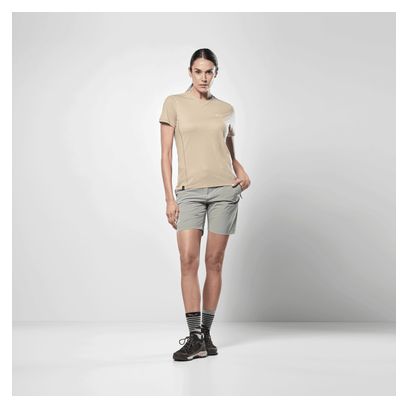 Camiseta técnica de mujer Salewa Puez Dry Beige