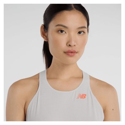 New Balance Race Day Ultra Light Grau Damen Tank Top