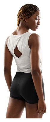 Débardeur crop top fitness femme Avast Blanc