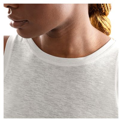Débardeur crop top fitness femme Avast Blanc
