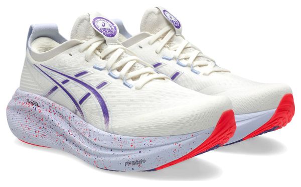 Chaussures Running Asics Gel-Nimbus 27 Tokyo Blanc/Violet Homme
