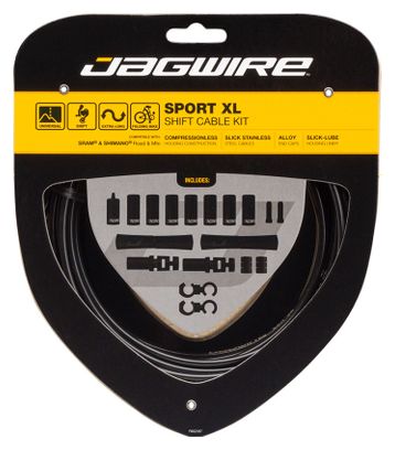 Jagwire Sport XL Shift Kit Schwarz