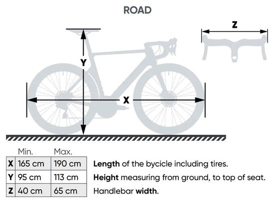 Housse de Vélo de Route Velosock Black E Durable et Déperlante Noir/Rouge