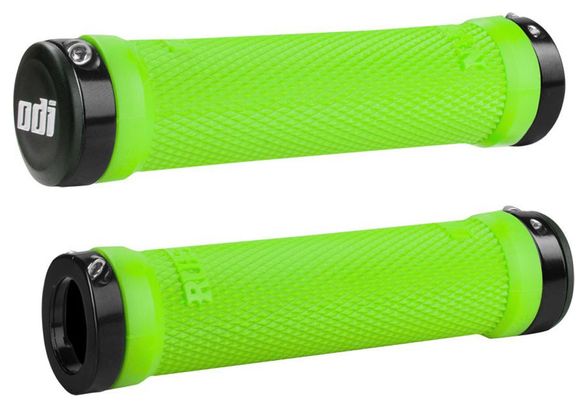 Pair of Odi Ruffian 130mm Green/Black Grips