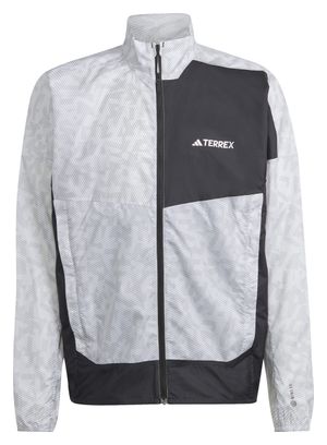adidas Terrex Trail Windbreaker Jacket Bianco