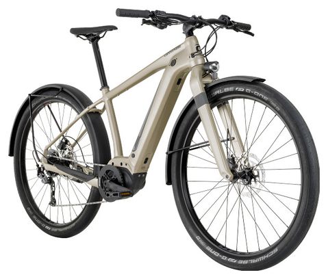 Vélo de Ville Électrique Cannondale Canvas Neo 2 Shimano Alivio/Altus 9V 500 Wh 29'' Beige Champagne