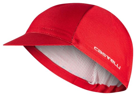 Cappellino Castelli Rosso Corsa 2 Rosso