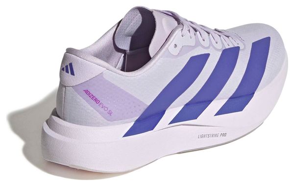 adidas Adizero Evo SL Laufschuhe, violett/blau, Damen