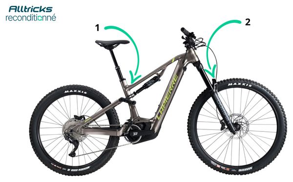 VTT Electrique Tout-Suspendu Lapierre Overvolt AM 5.6 Shimano Cues 10V 625Wh MX (29/27.5'') Gris 2024 - Produit Reconditionné