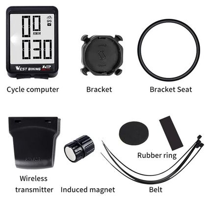 Compteur de vélo pour VTT et route  écran rétroéclairé étanche