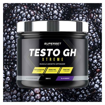 Testo Gh Xtreme (300g) - Superset Nutrition - Blackberry - Boosters De Gh