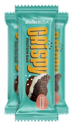 Boîte Crispy Protein Bar (16x40g) - Biotech Usa -  Barres Protéinées