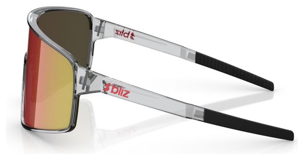 Unisex-Brille Bliz P001 XL Grau Transparent/Rot