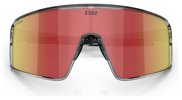 Unisex-Brille Bliz P001 XL Grau Transparent/Rot