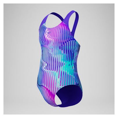 Maillot de bain Speedo Allover Splashback Violet/Rose Fille