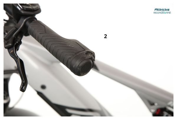 Bicicletta elettrica full-suspension Raymon CrossRay FS E 5.0 Tektro M350 9V 630Wh 27,5'' Grigio Taglia XL 185/195 cm - Prodotto ricondizionato