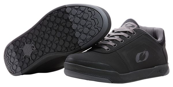 Par de zapatillas MTB O'Neal PINNED PRO FLAT Pedal V.22 negro / gris