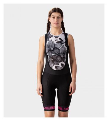 Alé Srada Damen Trägershorts Schwarz/Fluo Pink XS
