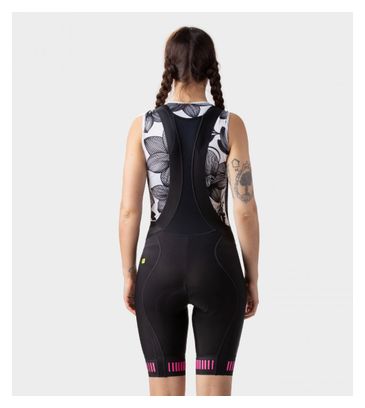 Alé Srada Damen Trägershorts Schwarz/Fluo Pink XS