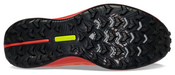 Saucony Peregrine 12 Yellow Coral Women's Trail Shoes