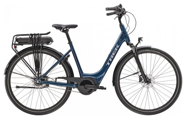 Vélo de Ville Électrique Trek District+ 1 Lowstep Shimano Nexus 7V 500 Wh 700 mm Bleu 2022