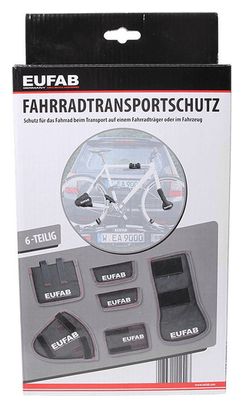 Eufab -  Protection De Transport Pour Vélo 6 Pièces