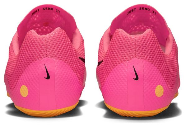 Nike Rival Pink Orange Unisex Track &amp; Field Shoe
