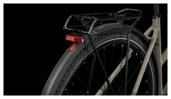 Cube Travel EXC Trapeze Touring Bike Shimano Alfine 8S Belt 700 mm Beige Oat Grey 2023
