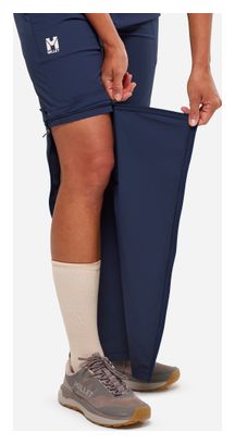 Millet Ubic Stretch Zip-Off Convertible Pants for Women, Blue