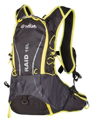 Sac à Dos Raid-Trail 16 litres Noir et jaune Wilsa