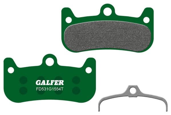 Paire de Plaquettes Semi-Métalliques Galfer FD531 G1554T Pro pour Freins Formula Cura 4