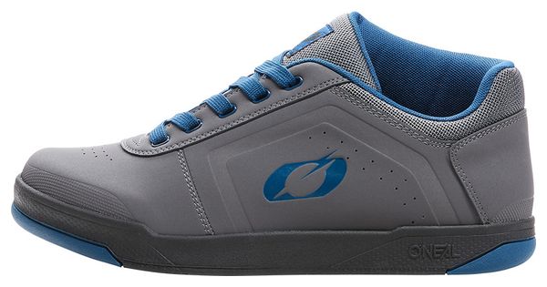 Par de zapatillas MTB O&#39;Neal PINNED PRO FLAT Pedal V.22 gris / azul