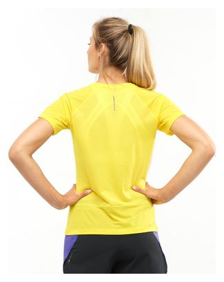 Salomon Cross Rebel Yellow Women's short sleeve jersey