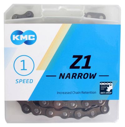 KMC Z1 Narrow 112 Glieder Single Speed 3/32'' Braun