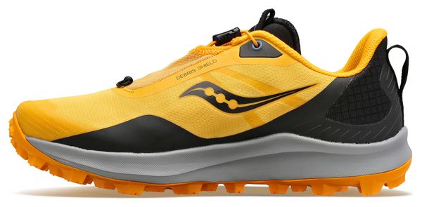 Saucony Peregrine 12 ST Yellow Black Women's Trail Shoes